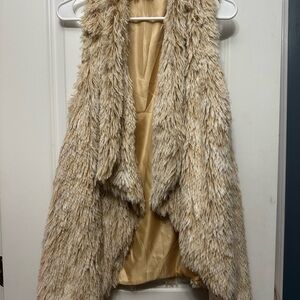 Women's Tan Teddy Jacket